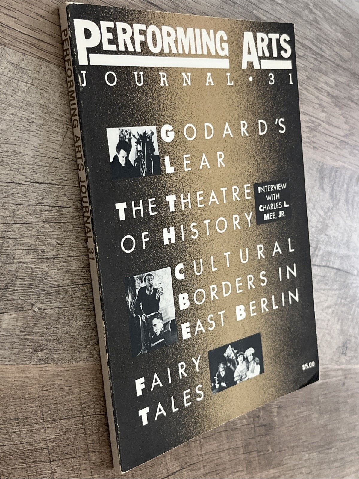Performing Arts Journal PAJ 31 By Godard’s Lear First Edition
