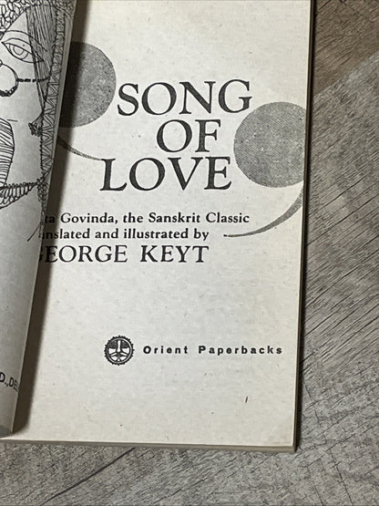 George Keyt Song Of Love : Gita Govinda The Sanskrit Classic VERY RARE Book