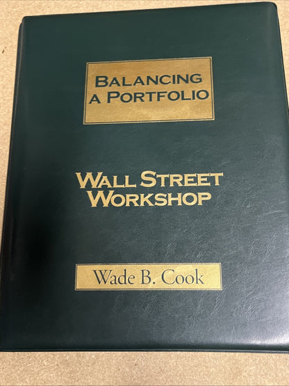 Wall Street Investing Workshop 6 Lot 7 VHS Cassette &3 Workbook Wade Cook