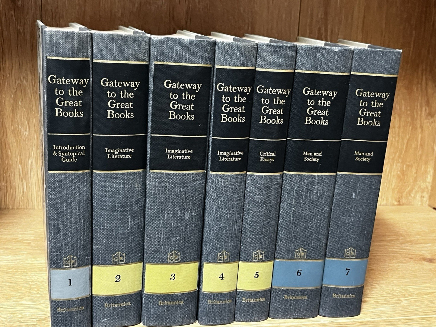 Gateway To The Great Books 7 Volume Set Encyclopedia Britannica 1963
