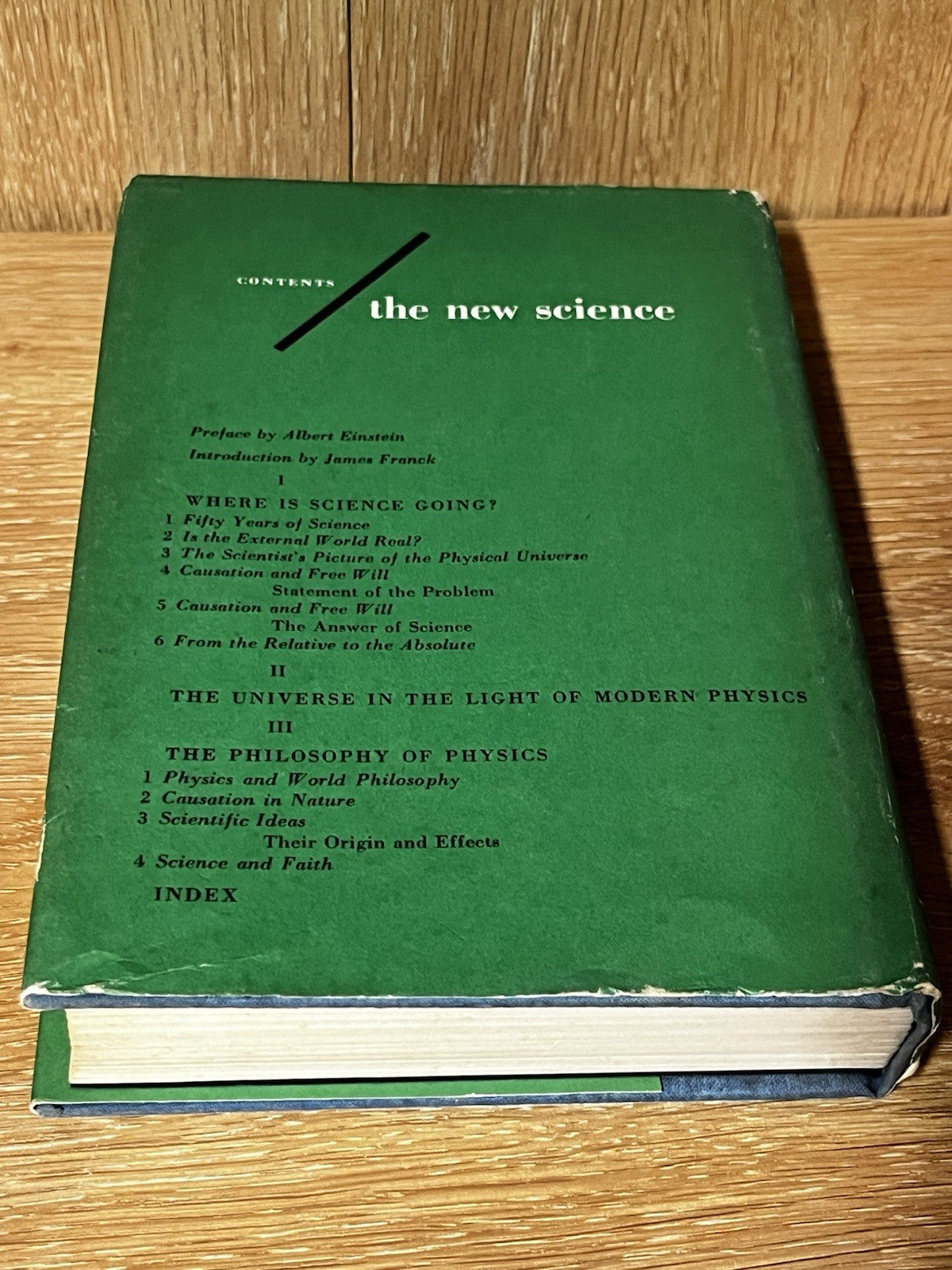 The New Science: 3 Complete Works by Max Planck 1st Edition HCDJ