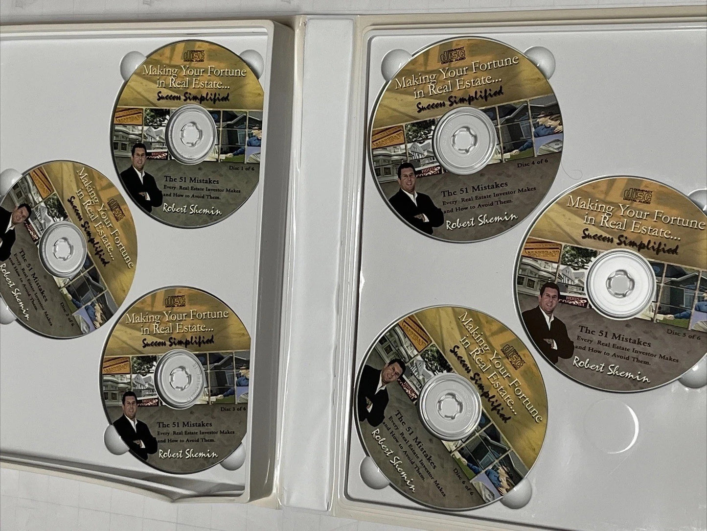 Making Your Fortune in Real Estate Success Simplified DVD Vol 1-6 Robert Shemin