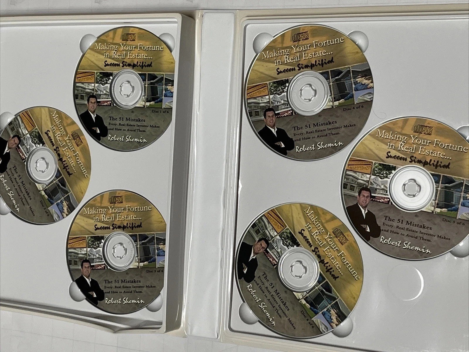 Making Your Fortune in Real Estate Success Simplified DVD Vol 1-6 Robert Shemin
