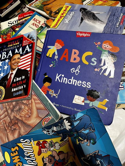 Bulk Lot of 20 Children's Paperback Picture Books Random Mix - acceptable