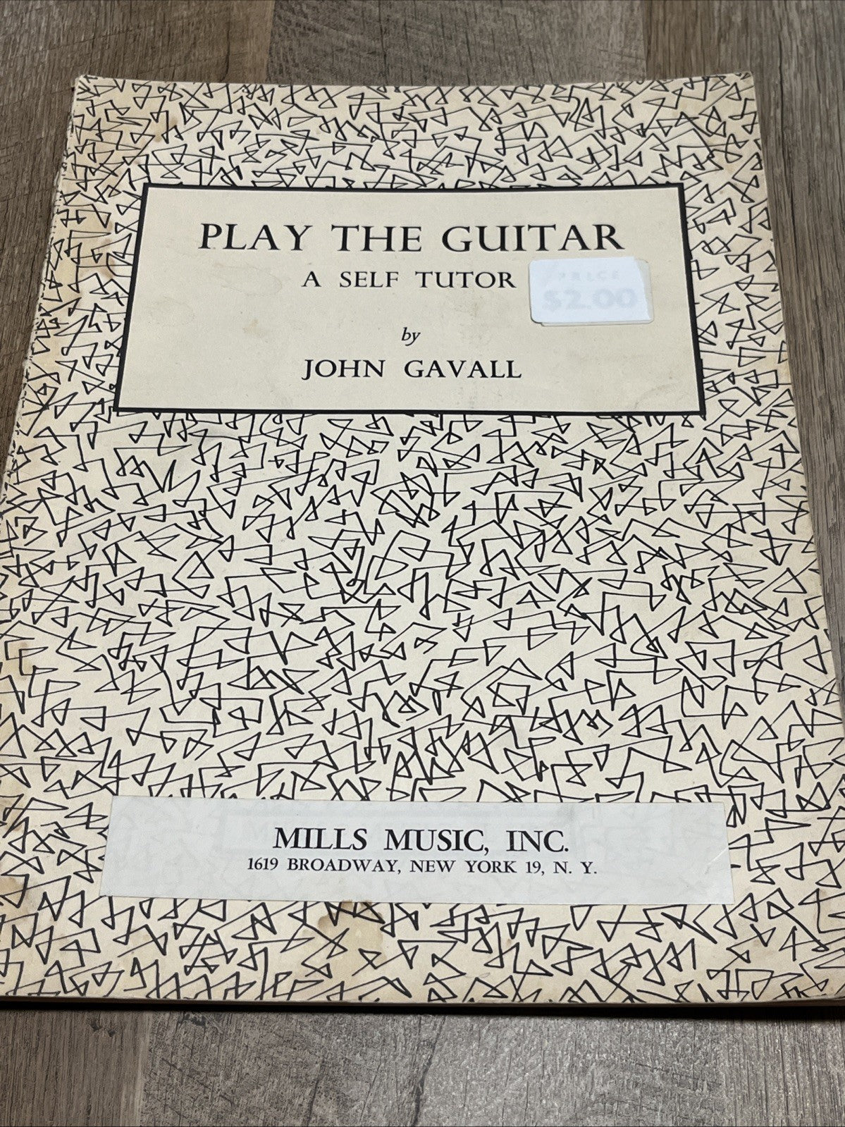 Play the Guitar: A Self Tutor" by John Gavall 1957