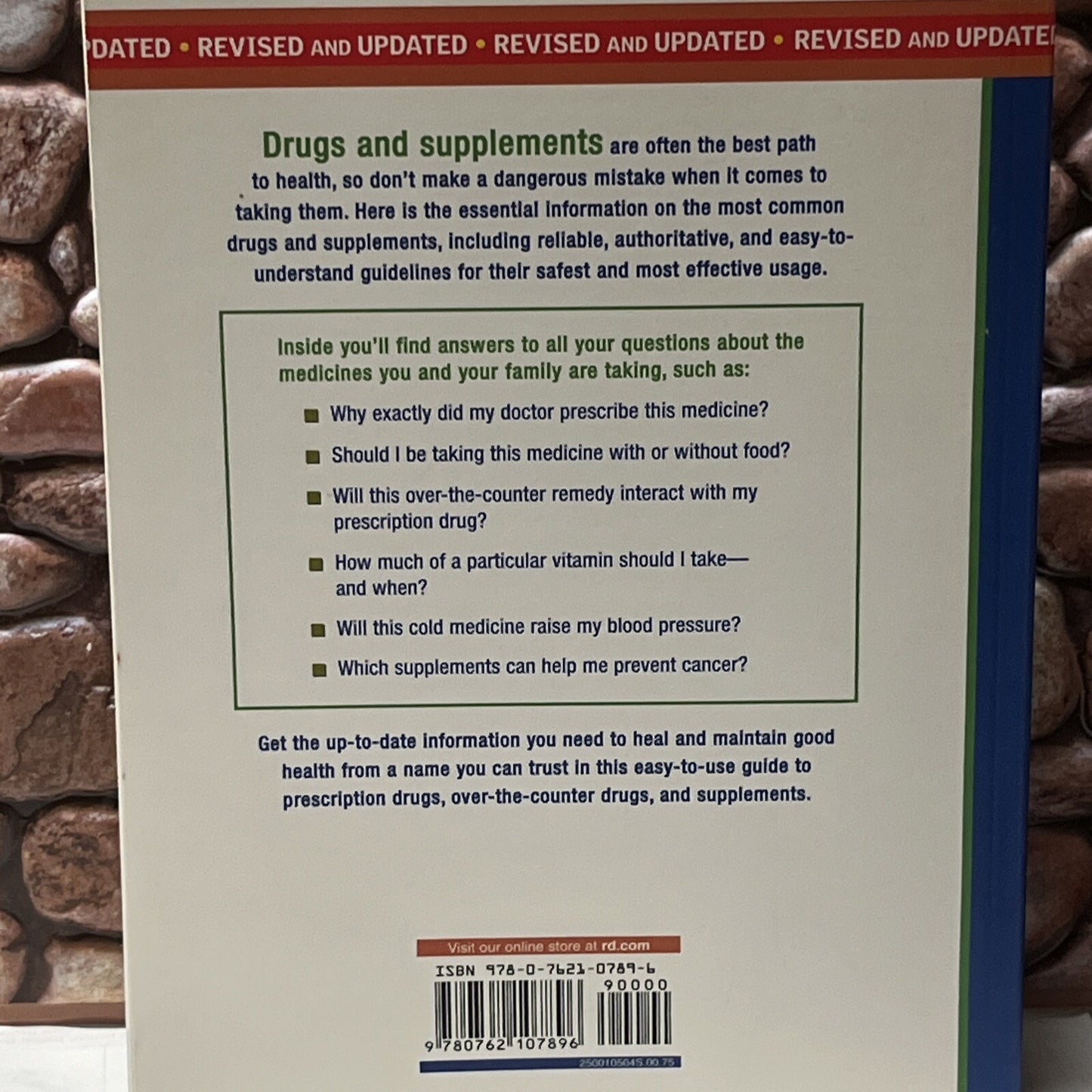 READER'S DIGEST GUIDE TO DRUGS AND SUPPLEMENTS *Excellent Condition*