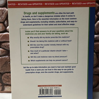 READER'S DIGEST GUIDE TO DRUGS AND SUPPLEMENTS *Excellent Condition*