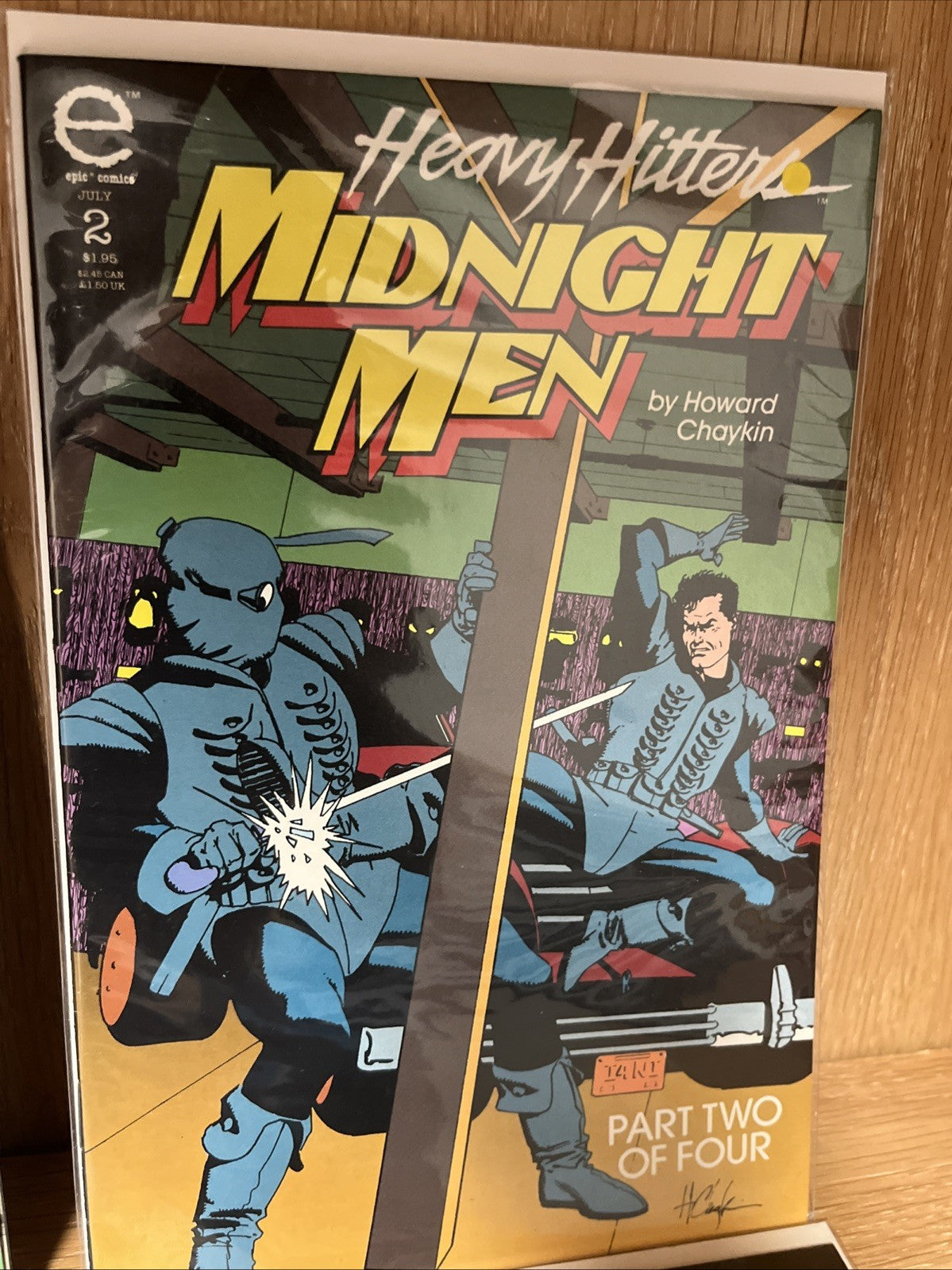 Heavy Hitters Midnight Men #1 #2 #3#4 #5 Marvel Epic Comics 1993 Howard Chaykin