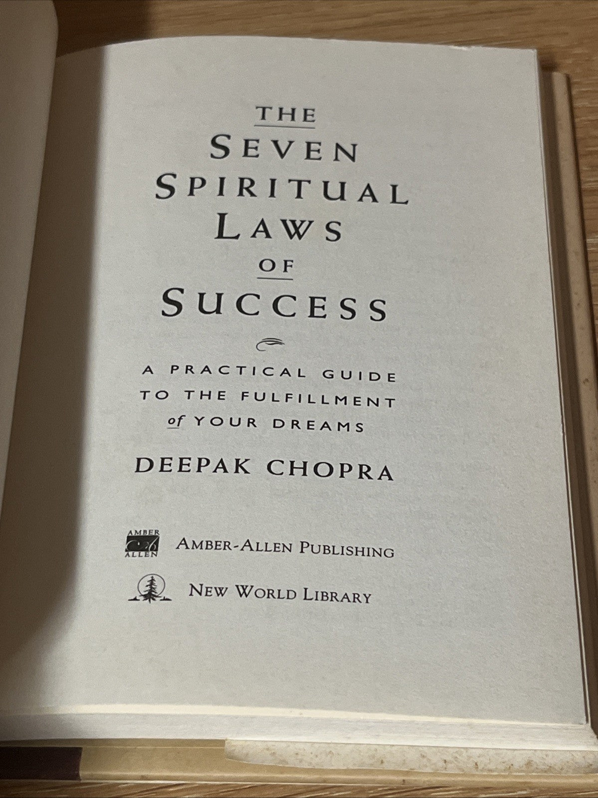 Spirituality Books Lot 2 The 7 Spiritual Law of Success & Awakening To The Sacre