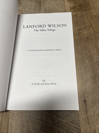 Langford Wilson Collected Works Volume 1 - 3 The Talley Trilogy