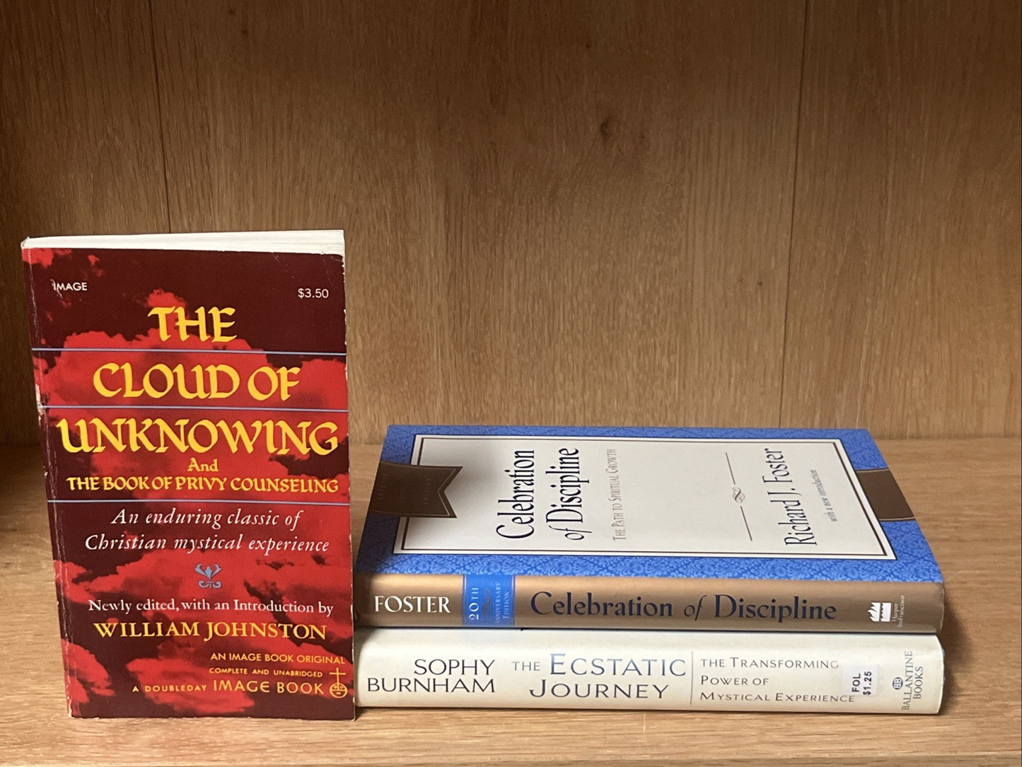 Mysticism Book Lot 3 Books on Mysticism & Spirituality, Transforming Power..
