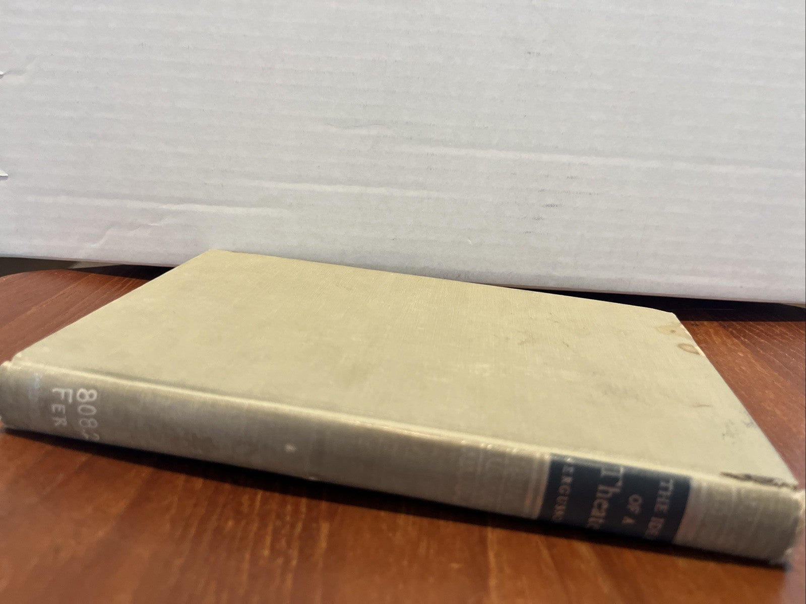 The Idea of a Theater by Francis FERGUSSON First Printing 1968 Ex Lib