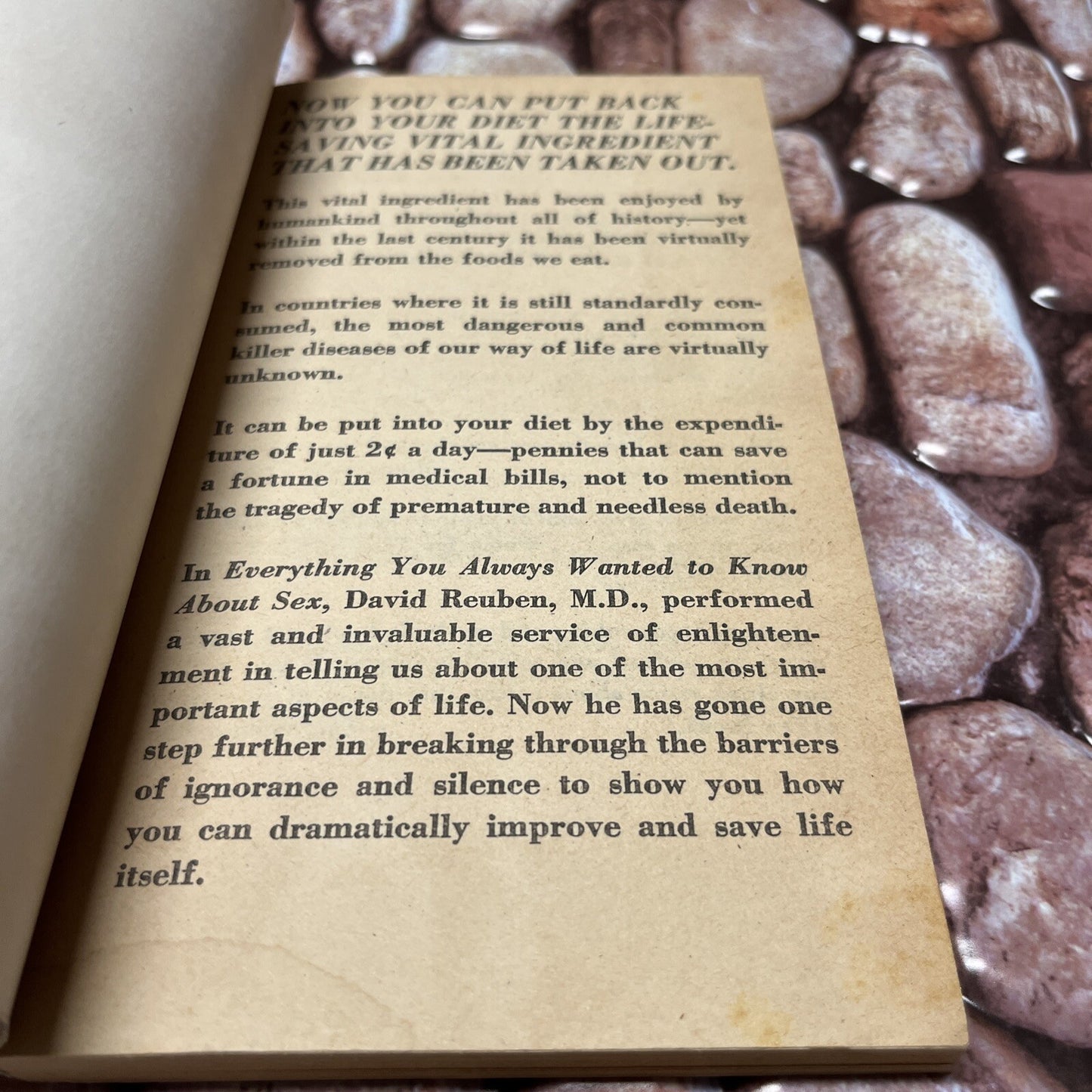 The Save Your Life Diet by David Reuben (1975) Paperback