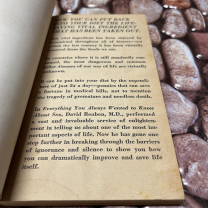 The Save Your Life Diet by David Reuben (1975) Paperback