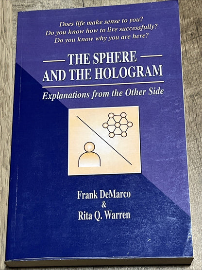 SPHERE AND THE HOLOGRAM, THE DeMarco, Frank Signed By Author