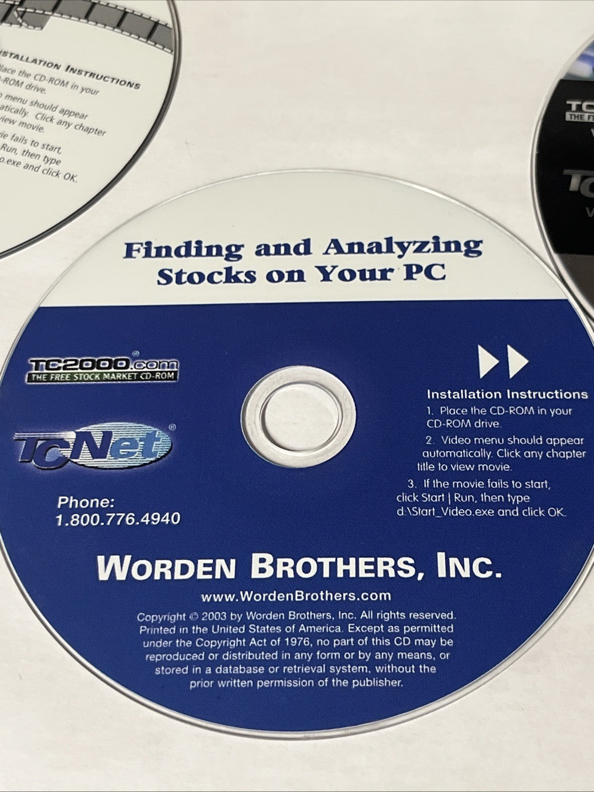TC2000 Simple Tool For Finding, Organizing & Charting Winning Stocks On PC CD-rm