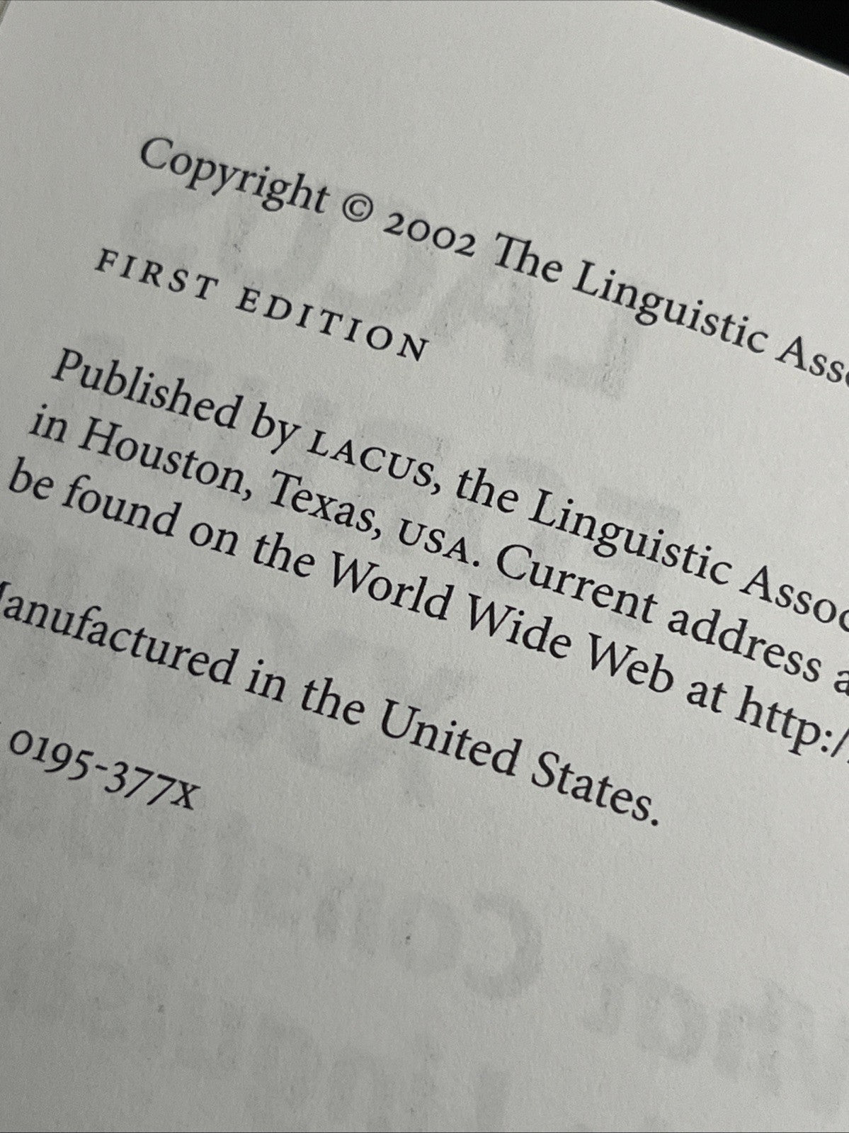 LACUS FORUM XXVIII : Evidence in Linguistics