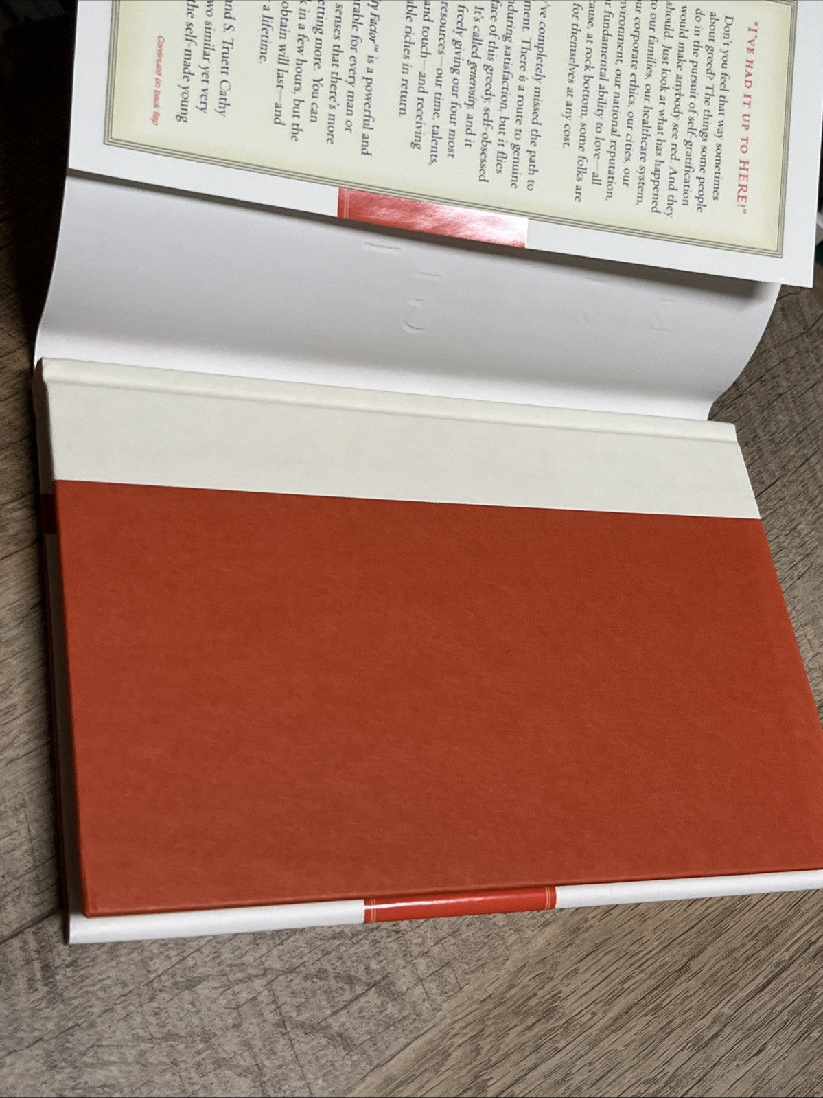 The Generosity Factor  by K. Blanchard & S.T. Cathy 2002 Hardcover DJ *Like New*