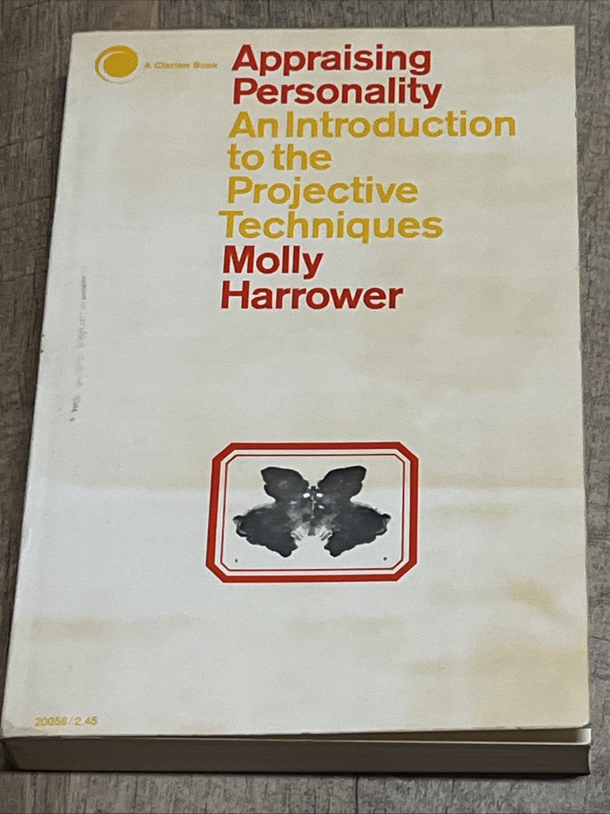 Appraising Personality. An Introduction to the Projective Techniques; Harrower
