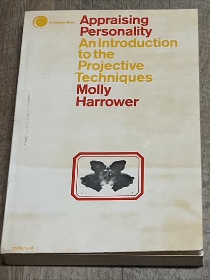 Appraising Personality. An Introduction to the Projective Techniques; Harrower