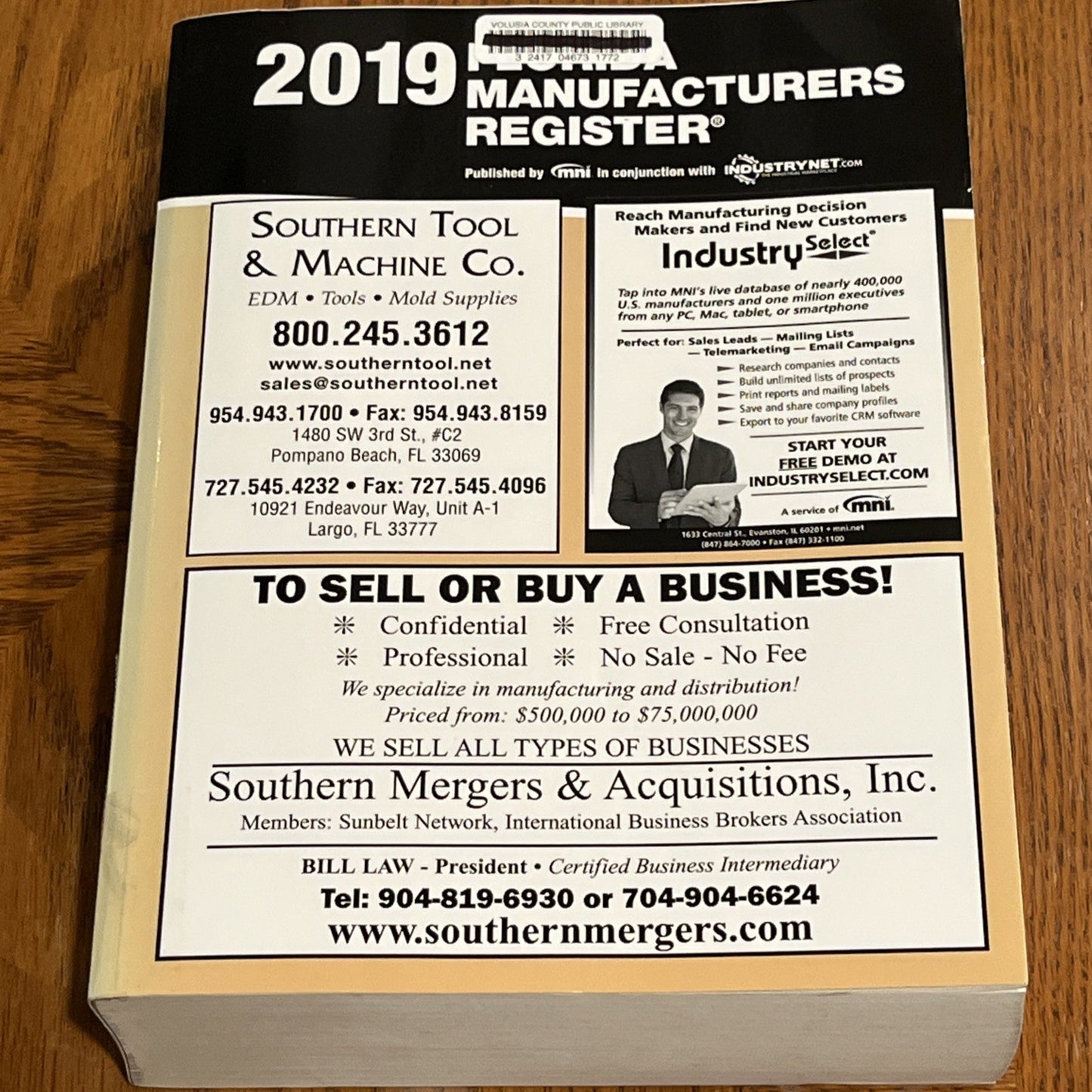 2019 Florida Manufacturers Register Mni