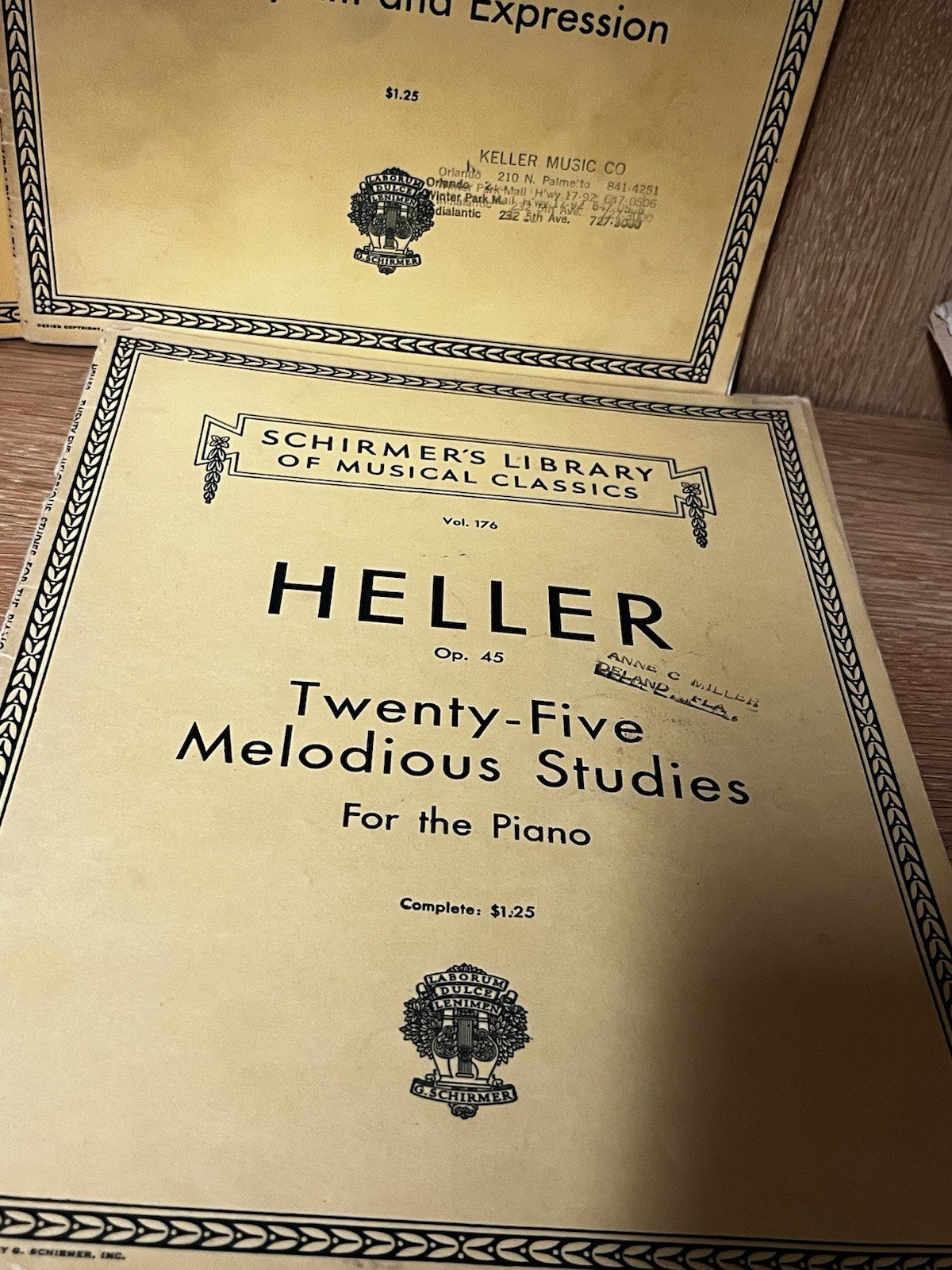 Schirmer's Library of Musical Classics Lot of 4 ( Vol 45 . 139. 162. & Vol 766 )