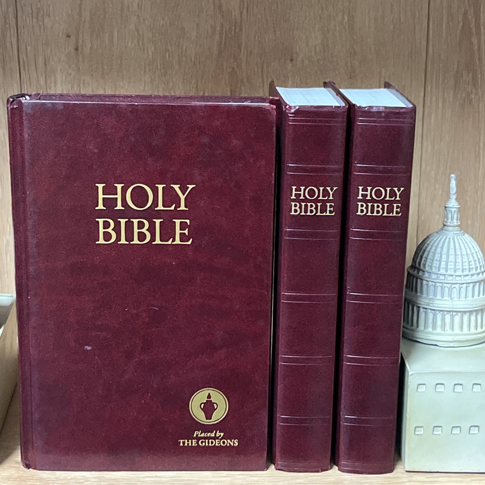 Lot of 3 Gideons Holy Bibles New King James Version NKJV Holy Bible– Gift Church