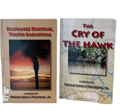 Edgar John L'Heureux Jr Books set of 2 Signed Copy The Cry Of The Hawk And ..