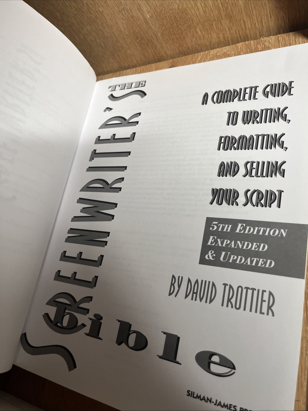 Lot of 5 The Screenwriter's Bible: A Complete Guide to Writing,Formatting 5th Ed