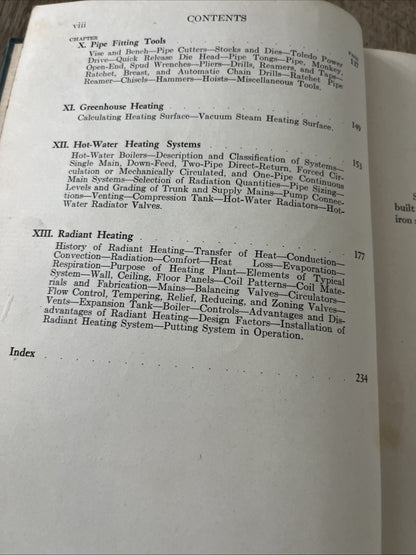 Steam And Hot Water Fitting Enlarged Edition Walters Ferrell Hardcover 1967