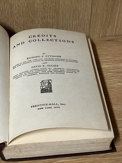 Credits and Collections Richard Ettinger & David Golieb Vinyl Bound 3rd ED 1921
