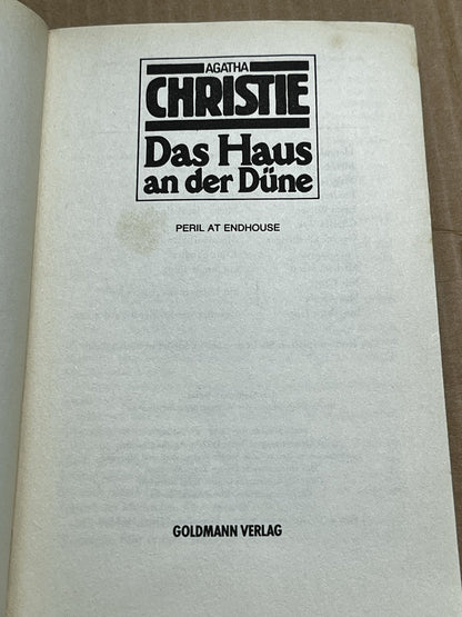 Das Haus an der Düne Agatha Christie [German] Acceptable