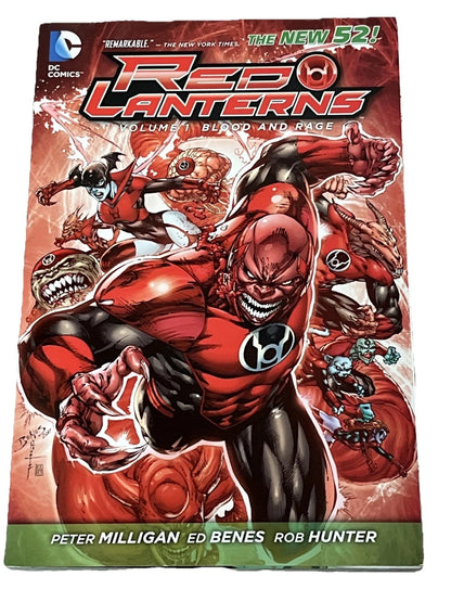DC Comics Marvel Red Lanterns Blood And Rage Vol 1 Graphic Novel The New 52