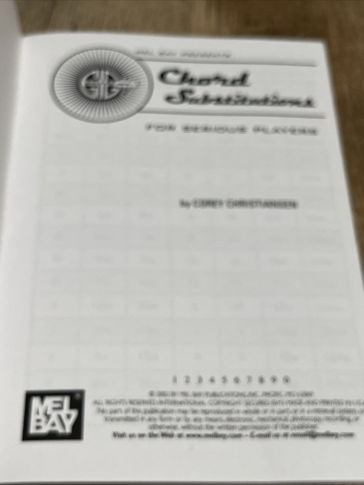 MEL BAY GIG SAVERS: CHORD SUBSTITUTIONS FOR SERIOUS By Corey Christiansen *Mint*
