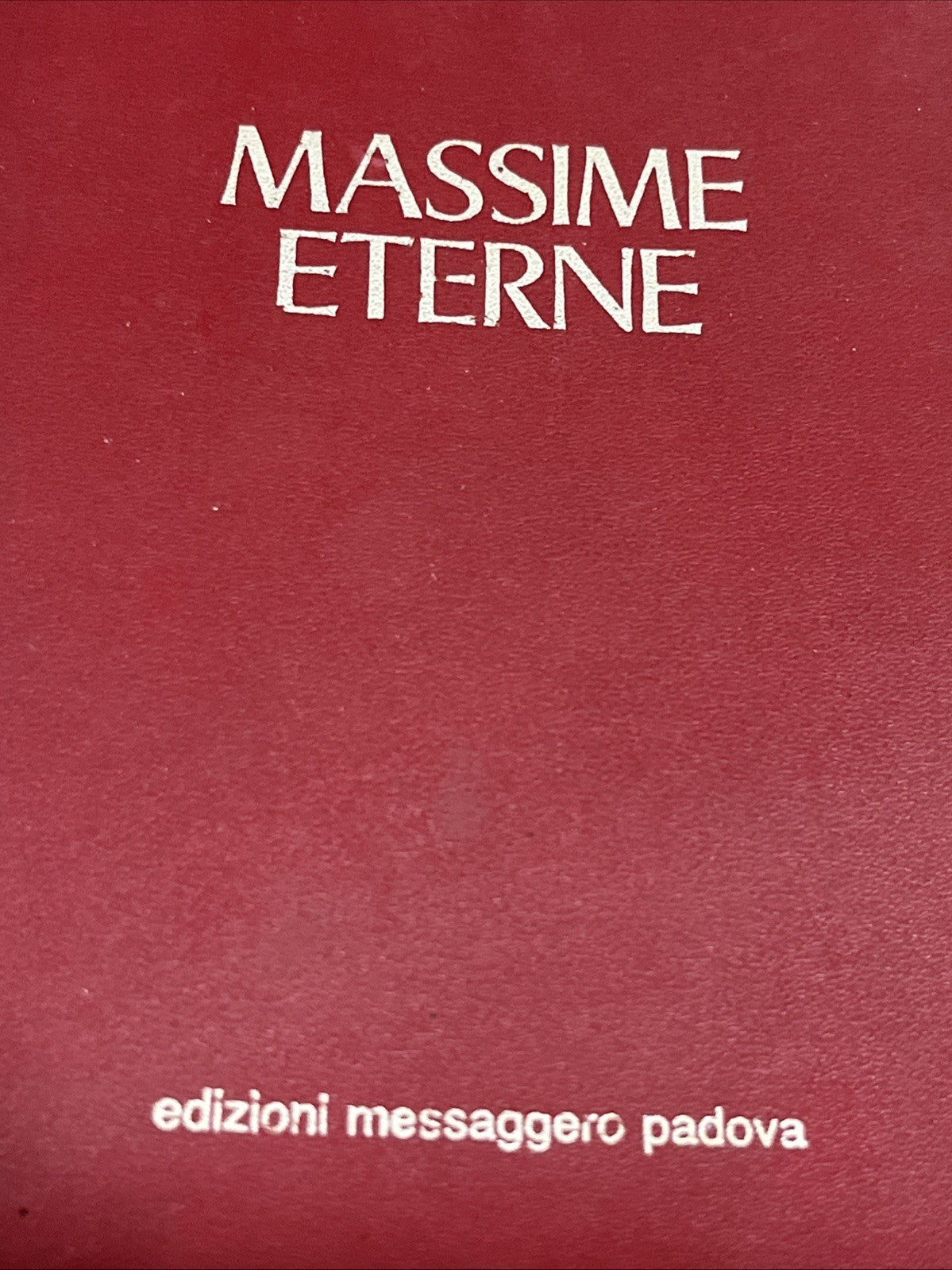 MASSIME ETERNE 1st Edition 1978