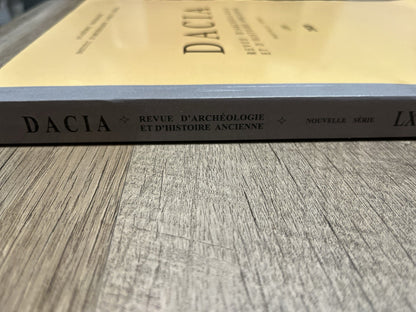 DACIA REVUE D’ARCHEOLOGIE ET D’ HISTOIRE ANCIENNE NOUVELLE SERIE LXIV 2020