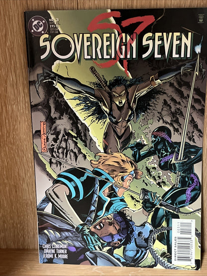 Sovereign Seven #1 #2 # 3 Lot of 3 DC Comics 1995 Chris Claremont