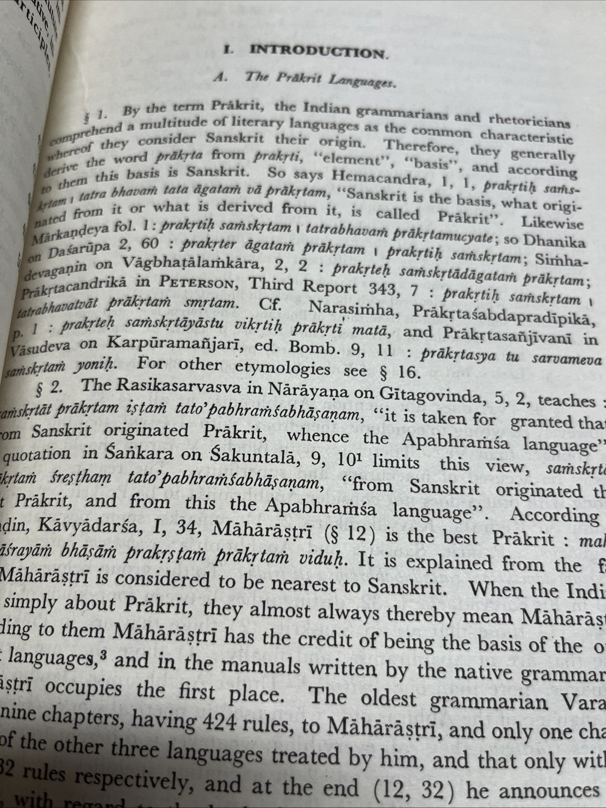 Grammar of the Prakrit Languages