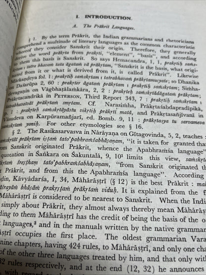 Grammar of the Prakrit Languages