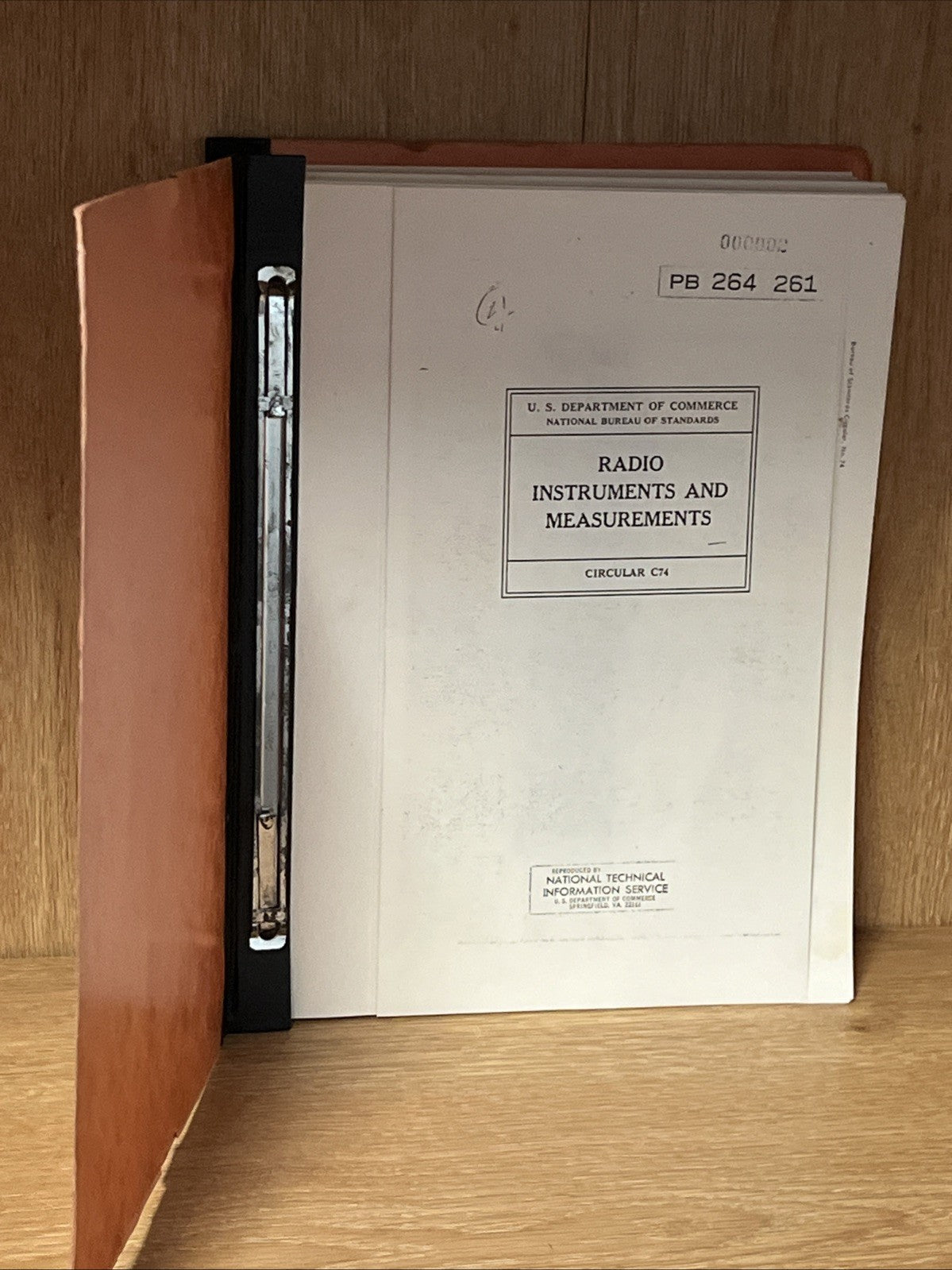 Circular C74 Radio Instruments Measurements US Dept of Commerce 1937