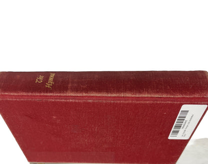 Vintage 1957 Evangelical United Brethren Hymnal Red Hardcover Christian Gospel