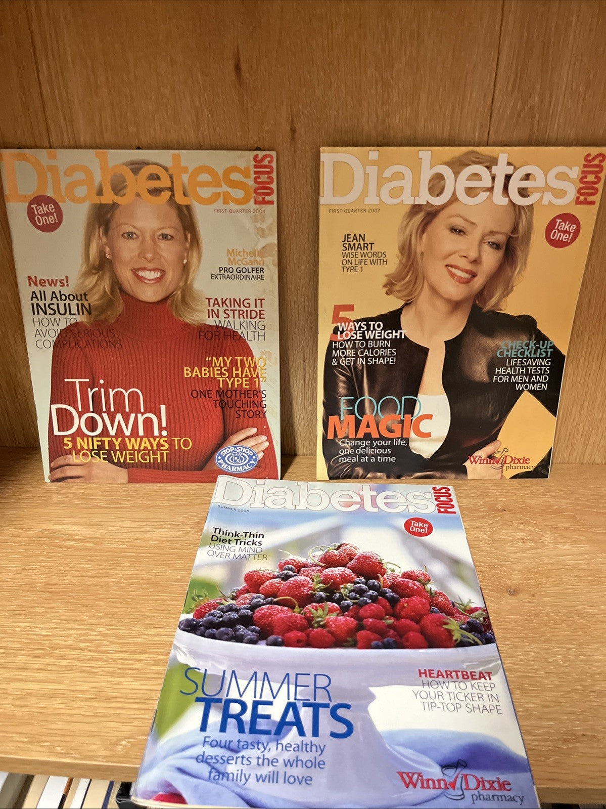 Diabetes Focus Magazine Lot of 3 — 2004/2007/2008