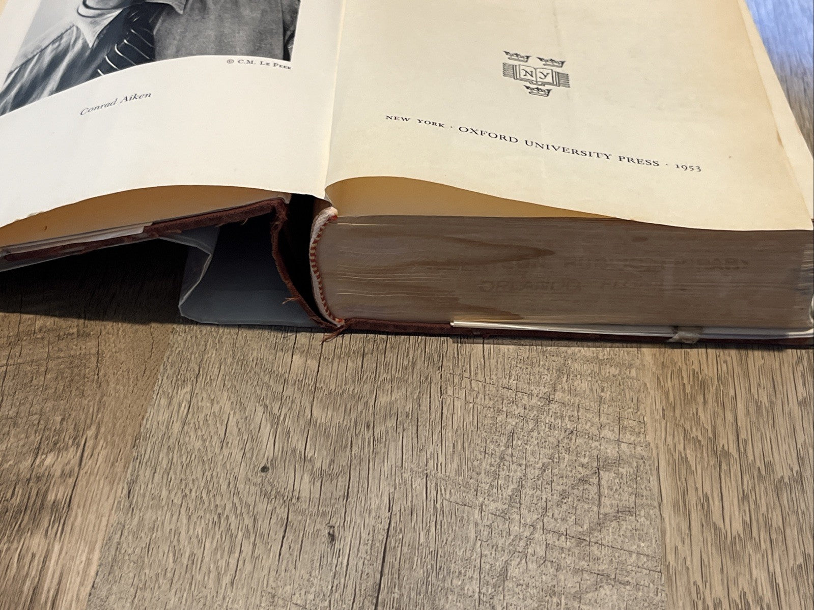 Vintage 1953 Conrad Aiken Collected Poems 1st Ed Book Poetry Hardcover Collector