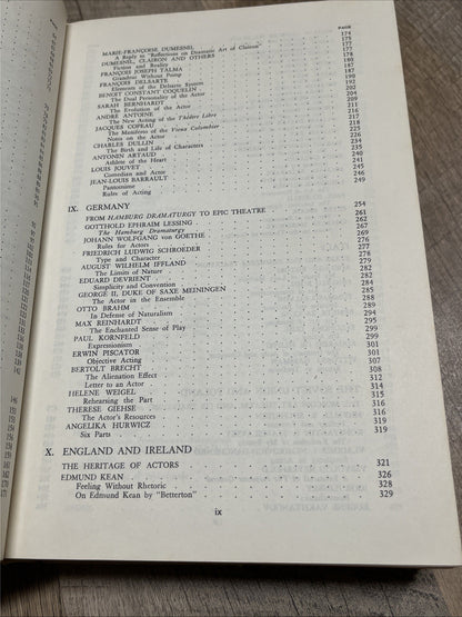 Actors on Acting edited by Toby Cole & Helen Krich Chinoy