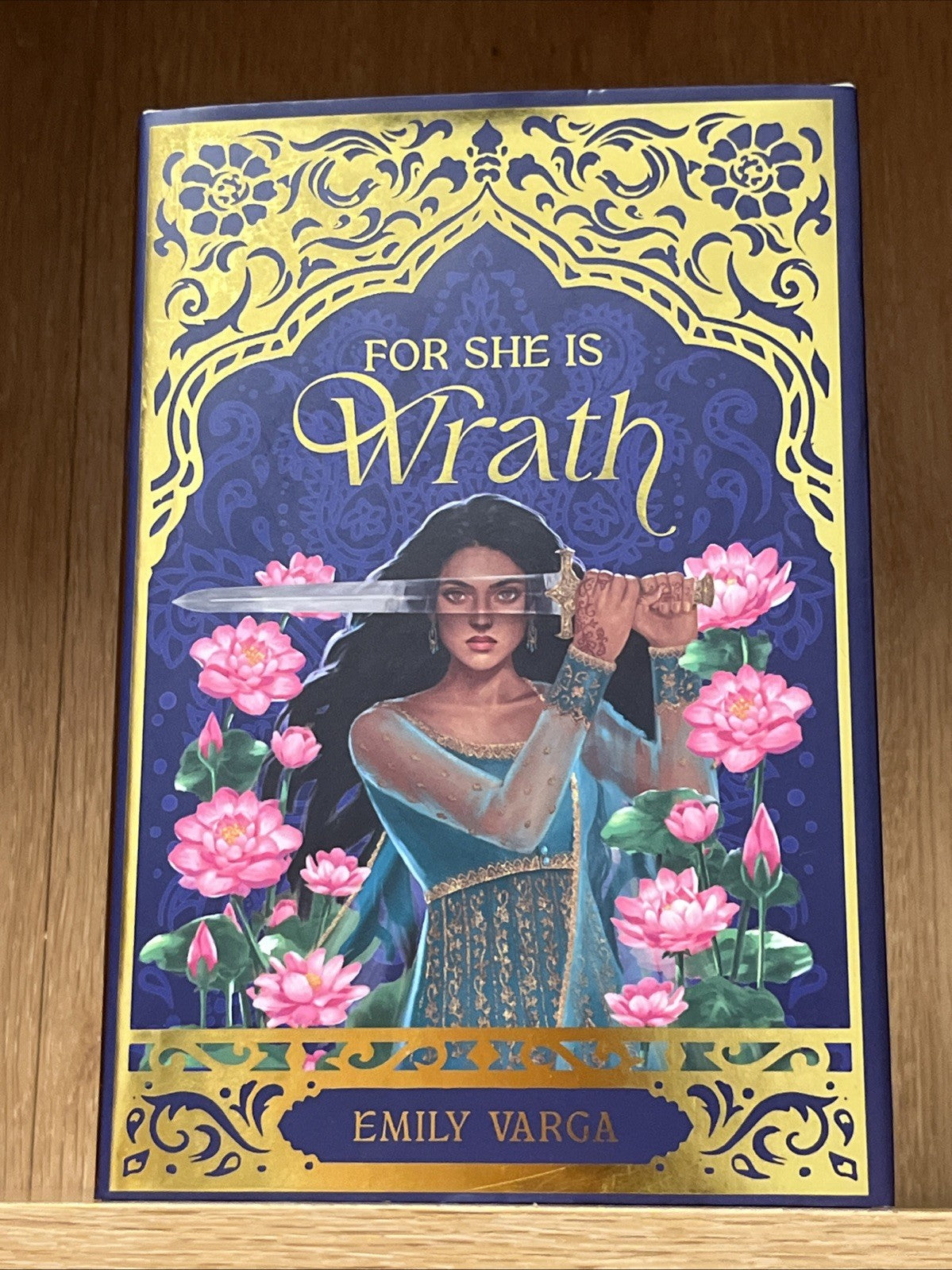 For She Is Wrath Emily Varga OwlCrate 1st Edition Hardcover Signed 9781250877383