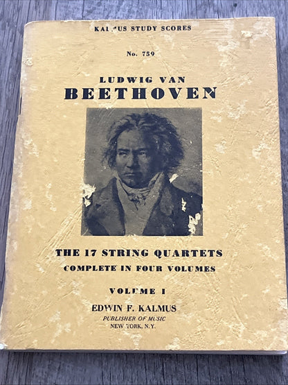 Ludwig van Beethoven: The 17 String Quartets Complete in Four Volumes, Volume I