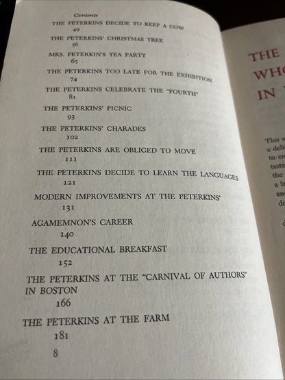 The Peterkin Papers By Lucretia P. Hale 1955 Hardcover Book 