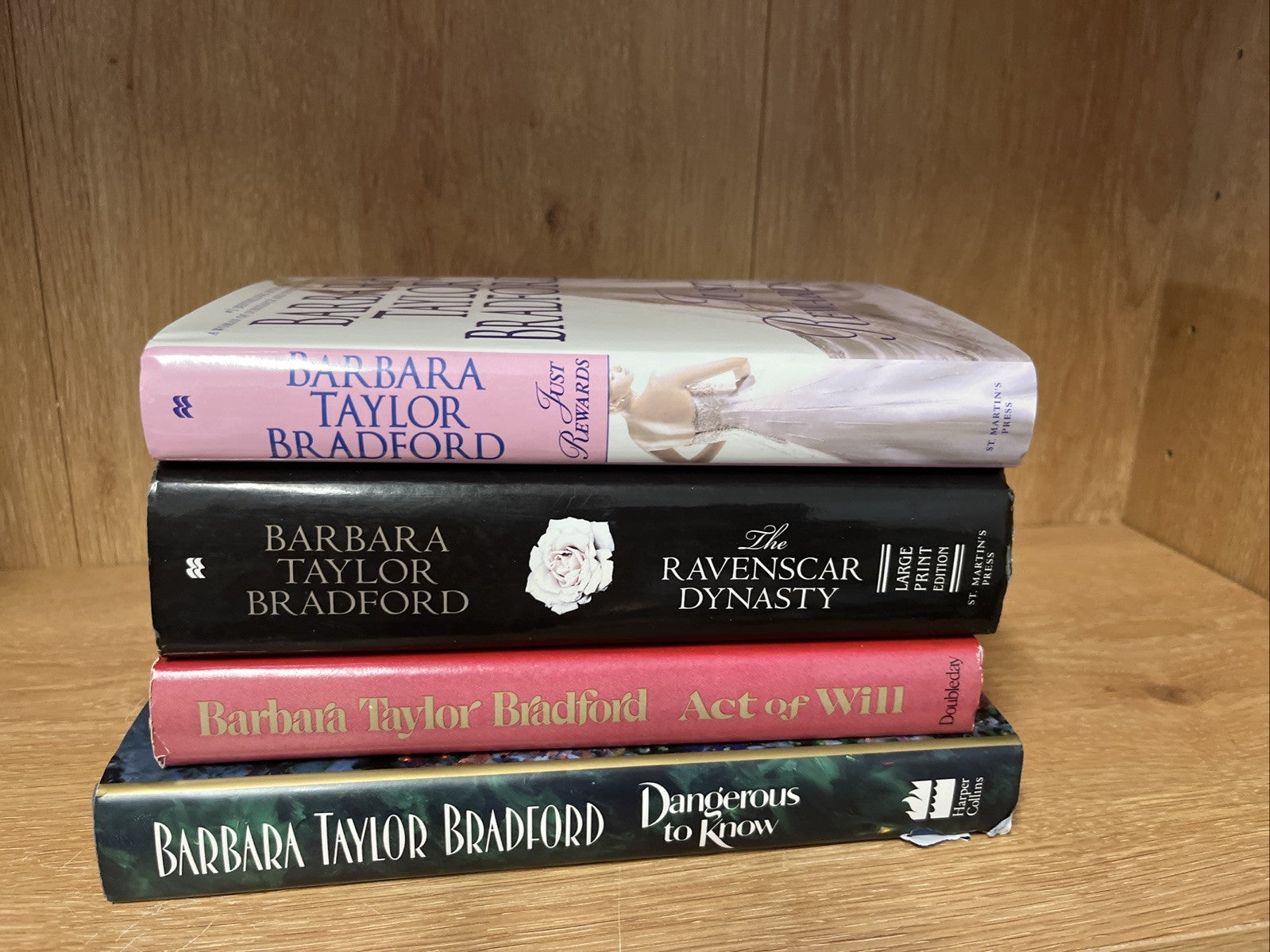Barbara Taylor Bradford Lot of 4 Hardcover Book