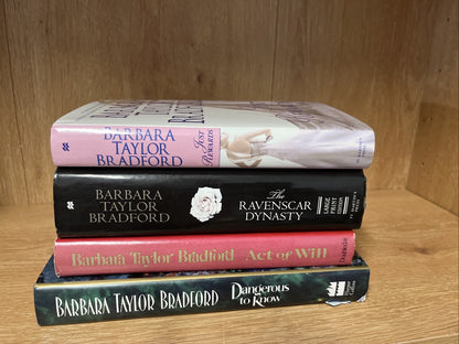 Barbara Taylor Bradford Lot of 4 Hardcover Book
