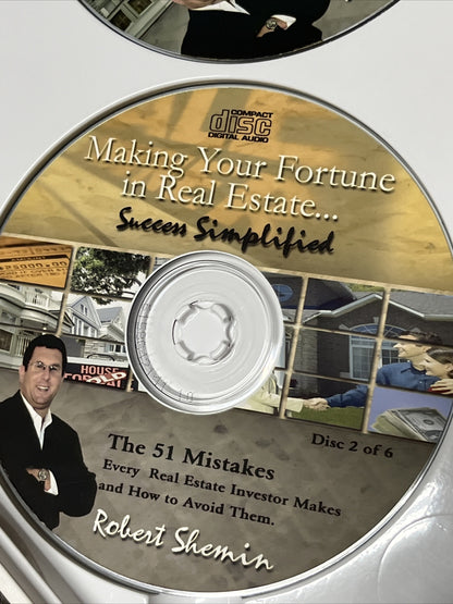 Making Your Fortune in Real Estate Success Simplified DVD Vol 1-6 Robert Shemin